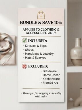 Closet Rules: Bundle Discount Info